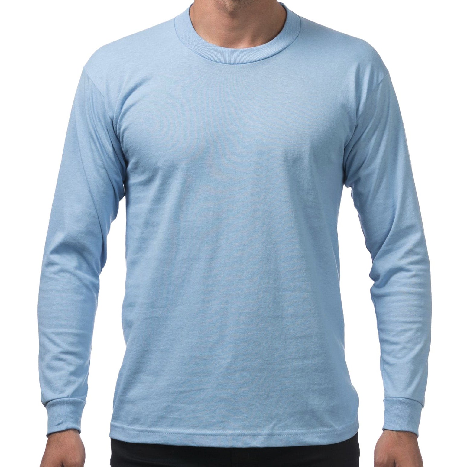 Pro Club Heavyweight Cotton Long Sleeve Crew Neck T-Shirt